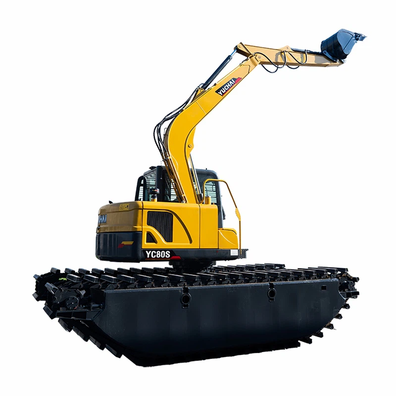 YC80s anfibi Excavator
